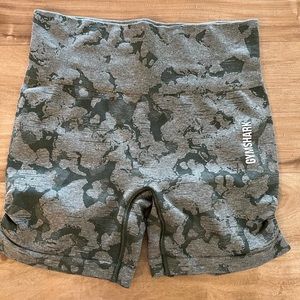 Gymshark Camo Seamless Shorts Size Small